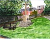 43  Pip Lunn  Cradley Memorial  Watercolour